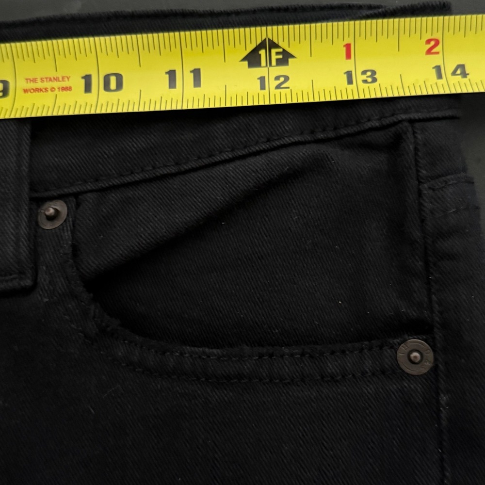 Denim & Supply Ralph Lauren Womens Black Straight Leg Jeans 26x34 Mid Rise - Picture 10 of 14